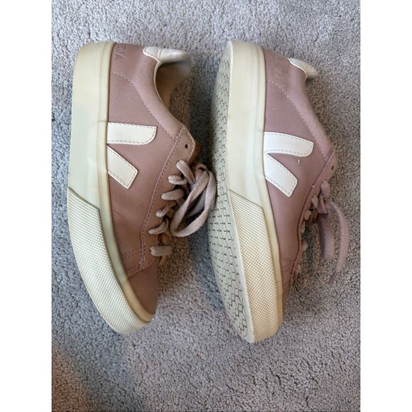 Veja Campo Chromefree Leather Babe / White, Sz 5, $168 - Picture 3 of 10